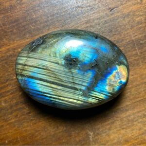 Labradorite Crystal Palm Stone